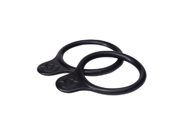 Supernova Airstream Festestrikk 2stk, en myk - en hard, sort EPDM 